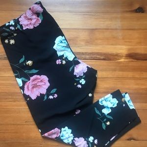 Floral Crop Cotton Old Navy Leggings